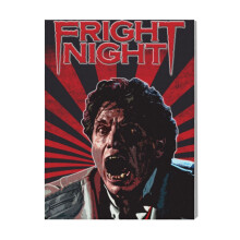 (Fright Night 1985=3551) Canvas Print Film Retro Movie Vintage Cinema Poster DIY Framed Kit Wall Art for Living Room Bedroom Decor 16x20 inch