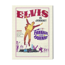 (Frankie And Johnnie=8124) Canvas Print Film Retro Movie Vintage Cinema Poster DIY Framed Kit Wall Art for Living Room Bedroom Decor 16x20 inch