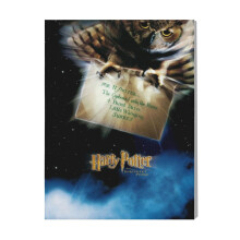 (Hogwarts Letter=7381) Canvas Print Film Retro Movie Vintage Cinema Poster DIY Framed Kit Wall Art for Living Room Bedroom Decor 16x20 inch