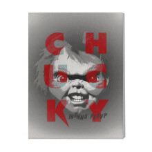 (Chucky Portrait=9411) Canvas Print Film Retro Movie Vintage Cinema Poster DIY Framed Kit Wall Art for Living Room Bedroom Decor 16x20 inch