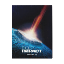 (Deep Impact=6771) Canvas Print Film Retro Movie Vintage Cinema Poster DIY Framed Kit Wall Art for Living Room Bedroom Decor 16x20 inch