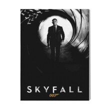(007 Skyfall=6327) Canvas Print Film Retro Movie Vintage Cinema Poster DIY Framed Kit Wall Art for Living Room Bedroom Decor 16x20 inch