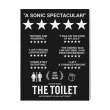 (FUNNY TOILET SONIC=6156) Canvas Print Film Retro Movie Vintage Cinema Poster DIY Framed Kit Wall Art for Living Room Bedroom Decor 16x20 inch