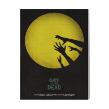 (Day Of The Dead=8012) Canvas Print Film Retro Movie Vintage Cinema Poster DIY Framed Kit Wall Art for Living Room Bedroom Decor 16x20 inch