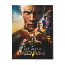 (Black Adam=5951) Canvas Print Film Retro Movie Vintage Cinema Poster DIY Framed Kit Wall Art for Living Room Bedroom Decor 16x20 inch