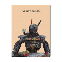 (Chappie=6323) Canvas Print Film Retro Movie Vintage Cinema Poster DIY Framed Kit Wall Art for Living Room Bedroom Decor 16x20 inch