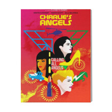 (Charlies Angels=7109) Canvas Print Film Retro Movie Vintage Cinema Poster DIY Framed Kit Wall Art for Living Room Bedroom Decor 16x20 inch