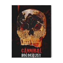 (Cannibal Holocaust 1980=5789) Canvas Print Film Retro Movie Vintage Cinema Poster DIY Framed Kit Wall Art for Living Room Bedroom Decor 16x20 inch
