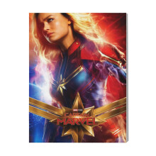 (Captain Marvel=5461) Canvas Print Film Retro Movie Vintage Cinema Poster DIY Framed Kit Wall Art for Living Room Bedroom Decor 16x20 inch
