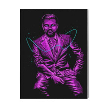 (Catch Me If You Can Neon=6946) Canvas Print Film Retro Movie Vintage Cinema Poster DIY Framed Kit Wall Art for Living Room Bedroom Decor 16x20 inch