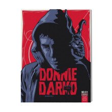 (Donnie Darko - Fictive Comic Cover=4485) Canvas Print Film Retro Movie Vintage Cinema Poster DIY Framed Kit Wall Art for Living Room Bedroom Decor 16x20 inch