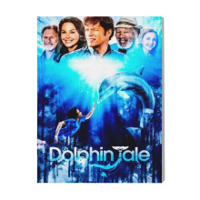 (Dolphin Tale 1=1450) Canvas Print Film Retro Movie Vintage Cinema Poster DIY Framed Kit Wall Art for Living Room Bedroom Decor 16x20 inch