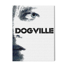 (Dogville=7064) Canvas Print Film Retro Movie Vintage Cinema Poster DIY Framed Kit Wall Art for Living Room Bedroom Decor 16x20 inch