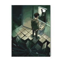 (Donnie Darko=5023) Canvas Print Film Retro Movie Vintage Cinema Poster DIY Framed Kit Wall Art for Living Room Bedroom Decor 16x20 inch