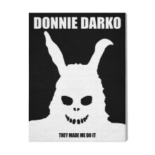(Donnie Darko=810) Canvas Print Film Retro Movie Vintage Cinema Poster DIY Framed Kit Wall Art for Living Room Bedroom Decor 16x20 inch
