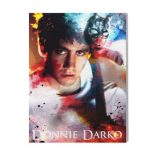 (Donnie Darko=8227) Canvas Print Film Retro Movie Vintage Cinema Poster DIY Framed Kit Wall Art for Living Room Bedroom Decor 16x20 inch