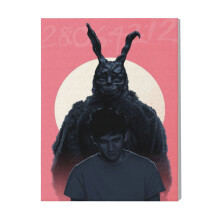 (Donnie Darko=6159) Canvas Print Film Retro Movie Vintage Cinema Poster DIY Framed Kit Wall Art for Living Room Bedroom Decor 16x20 inch