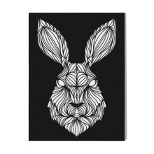 (Donnie Darko Frank=4119) Canvas Print Film Retro Movie Vintage Cinema Poster DIY Framed Kit Wall Art for Living Room Bedroom Decor 16x20 inch