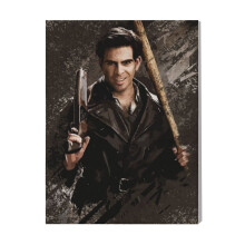 (Donny Donowitz=7655) Canvas Print Film Retro Movie Vintage Cinema Poster DIY Framed Kit Wall Art for Living Room Bedroom Decor 16x20 inch