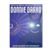 (Donnie Darko=7665) Canvas Print Film Retro Movie Vintage Cinema Poster DIY Framed Kit Wall Art for Living Room Bedroom Decor 16x20 inch