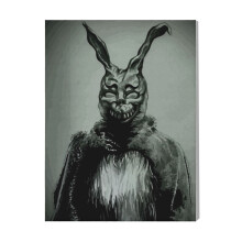 (Donnie Darko=5773) Canvas Print Film Retro Movie Vintage Cinema Poster DIY Framed Kit Wall Art for Living Room Bedroom Decor 16x20 inch