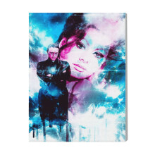 (A Countess From Hong Kong=7757) Canvas Print Film Retro Movie Vintage Cinema Poster DIY Framed Kit Wall Art for Living Room Bedroom Decor 16x20 inch