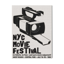 (1993 NYC Film Fest=394) Canvas Print Film Retro Movie Vintage Cinema Poster DIY Framed Kit Wall Art for Living Room Bedroom Decor 16x20 inch