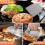 Smashed Burger Kit - Πρέσα Burger και Μεταλλική Σπάτουλα για Flat Top Grill Cooking, Perfect Patty Maker Hamburger 6