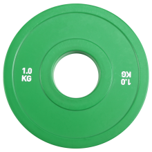 Gym Micro-Type Platten Hantel Gewicht Platte Gummi Bruchteil Gewicht Platten Add-on Öffnung 50,4mm 1,0KG