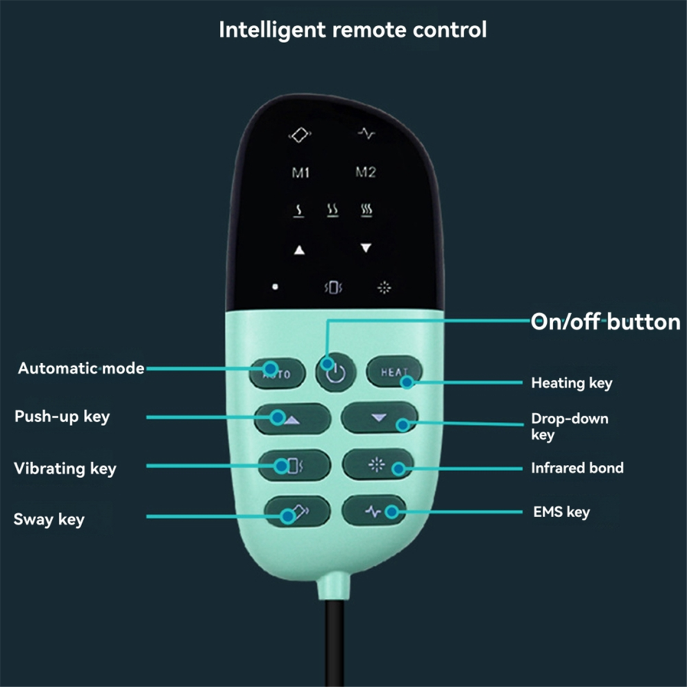 Typecat Lumbar Spine Massager Hot Compress Thermostatic Massager Electric Intelligent Cervical And Lumbar Massager