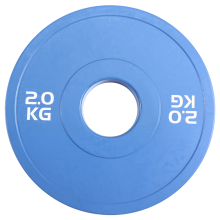 Gym Micro-Typ Platten Hantel Gewicht Platte Gummi Bruchteil Gewicht Platten Add-on Öffnung 50,4mm 2,0 KG