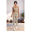 Racerback Sports Bra Khaki S 7