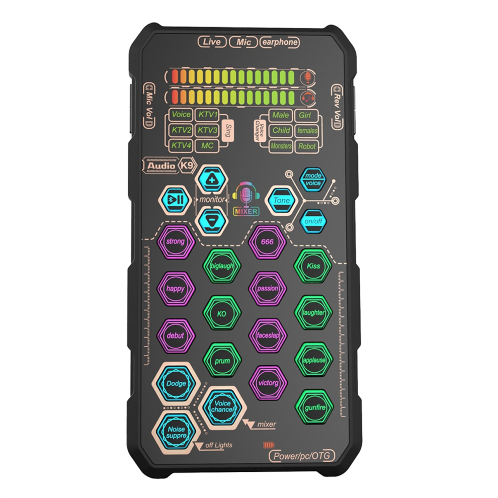 Carte son portable pour extérieur, traitement du signal numérique, appareil d'effets, mixeur audio