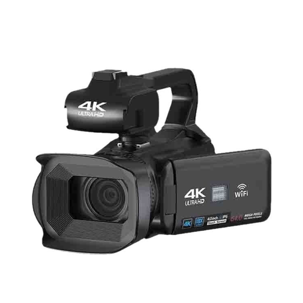 4K Video Recorder Camera 64Mp Camcorder For Stream Rotate 4.0Inch Touch Screen Professional Digital Camera 4851067640731