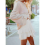 Boho Ruffle Tiered Skorts Hoge Taille Minirokken Wit S 5
