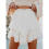 Boho Ruffle Tiered Skorts Hoge Taille Minirokken Wit M 6