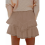 Boho Ruffle Tiered Skorts Ψηλόμεση Mini Φούστες Khaki XL 4