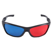 Rood-blauw / Cyaan Anaglyph Eenvoudige stijl 3D-bril filmspel (Extra Upgrade Stijl)