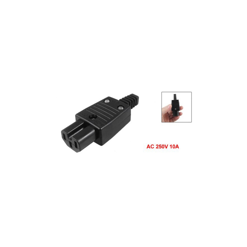 Black Iec320 C15 Female Outlet Socket Power Adapter Connector Ac 250V 10A 4851067645392