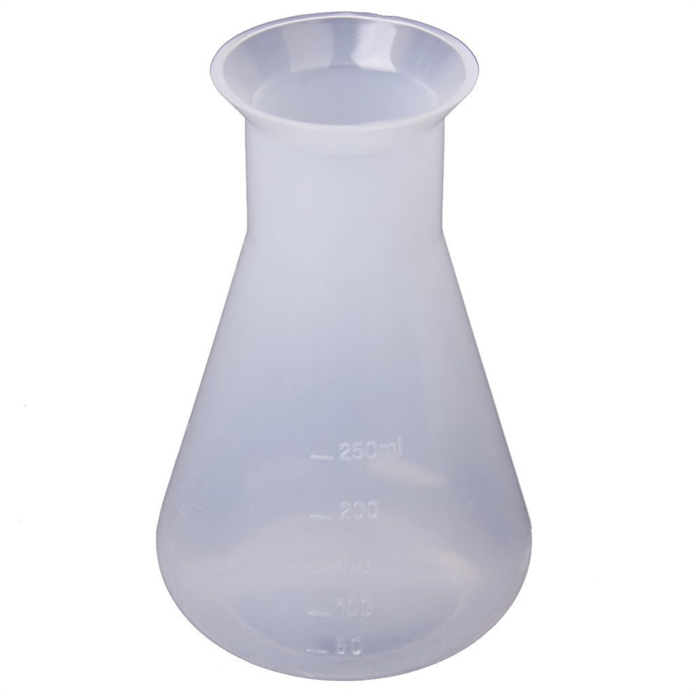 Plastic Transparent laboratory chemical flasks Container Bottle - 250 ml-image-OPC-PGPJMFG-NEW