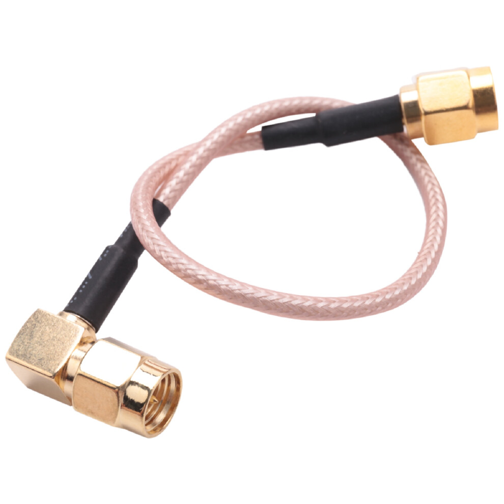 Photos - Cable (video, audio, USB) 6" SMA Male to Right Angle Plug Jumper Pigtail Cable RG316