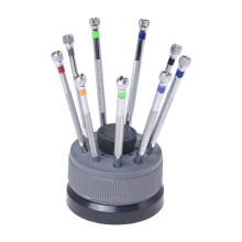 kit with 9 screwdrivers Lame Reserve Base for Watches Watchmaker Tools