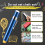 1 τμχ Μαύρο κράμα αλουμινίου Chalk Keeper Holder (μπλε) 10