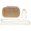 Μοναδική βραδινή τσάντα από χρυσό στρας Clutch Purse Bridal Prom 3