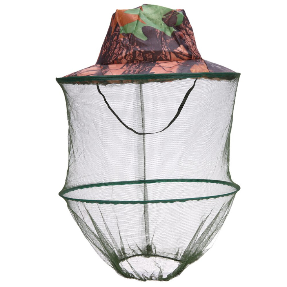 Camouflage Fishing Hat Bee keeping Insects Mosquito Net Prevention Cap Mesh Outdoor Sunshade Lone Neck Cover-image-OPC-PGPJMVR-NEW