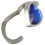 Heart-Shape Foldable Purse Handbag Hanger Hook Holder 9