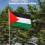 Palestine National Flag 5ft x 3ft 9