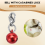 Σακίδιο πλάτης από καμβά Bells Jingle Bell για Dog Cat Collar 5