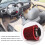 Universal Car Air Filter Vehicle Induction Kit High Power Mesh Cone Red 4
