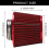 Universal Car Air Filter Vehicle Induction Kit High Power Mesh Cone Red 7